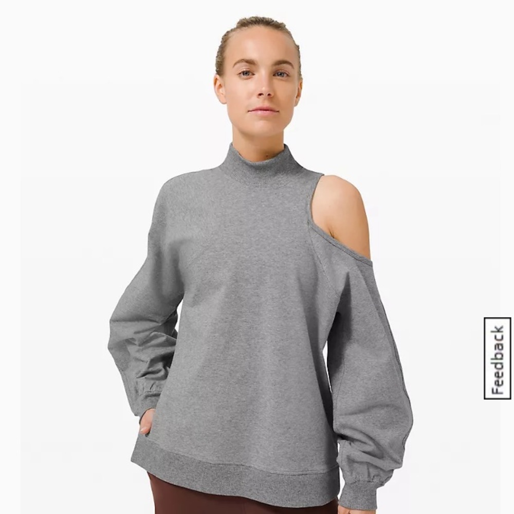 Lululemon LA Asymmetrical Cut Out Crew